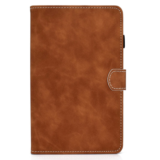 For Samsung Galaxy Tab A11+ / A9+ Cowhide Texture Horizontal Flip Leather Tablet Case with Sleep / Wake-up Function(Brown) by bashfashion