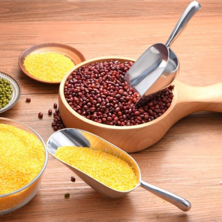 2 PCS Stainless Steel Multifunctional Shovel Aluminum Alloy Ice Shovel Food Tea Shovel Tea Spoon, Size:M by bashfashion