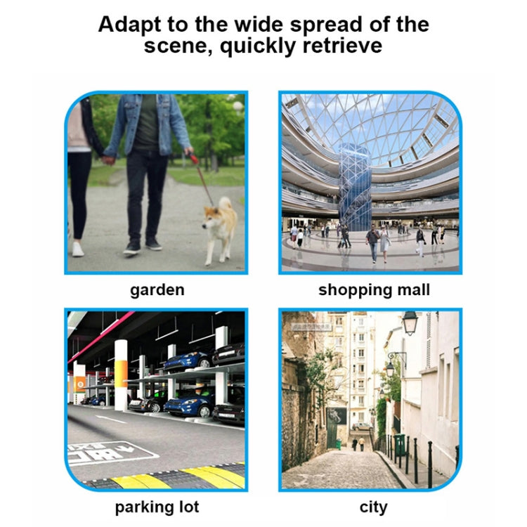 F6 Circular Global Location Tracker Anti-lost Device(Black) by bashfashion