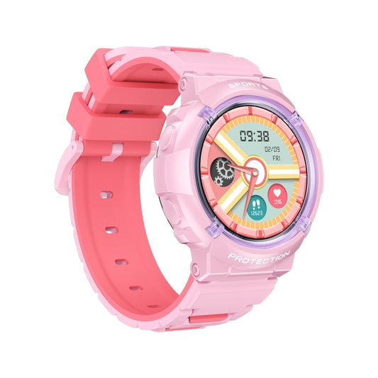HT19 1.2 inch Round Screen IP68 Children Smart Watch, Support Sleep Monitoring(Pink) by bashfashion