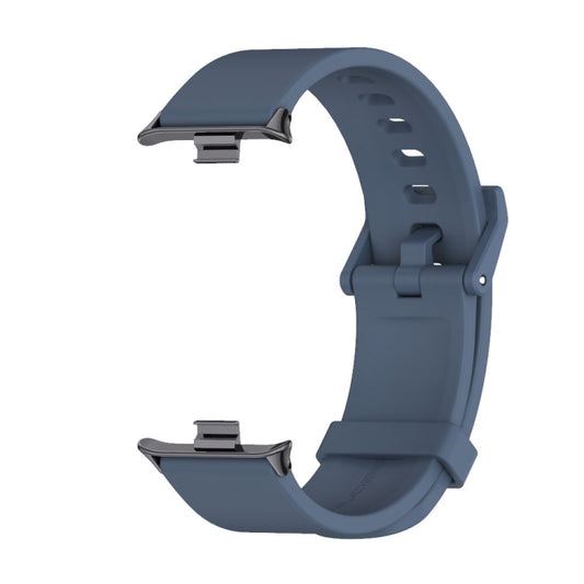 For Xiaomi Smart Band 9 Pro / 8 Pro Mijobs Silicone Breathable Watch Band(Midnight Blue+Black) by MIJOBS