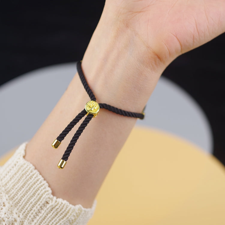 For Xiaomi Smart Band 10 / 9 / 8 Mibbs Milan Cord Bracelet Watch Band(Black) by MIJOBS