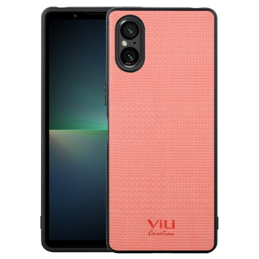 For Sony Xperia 5 V ViLi TH Series Shockproof Phone Case(Pink) by ViLi