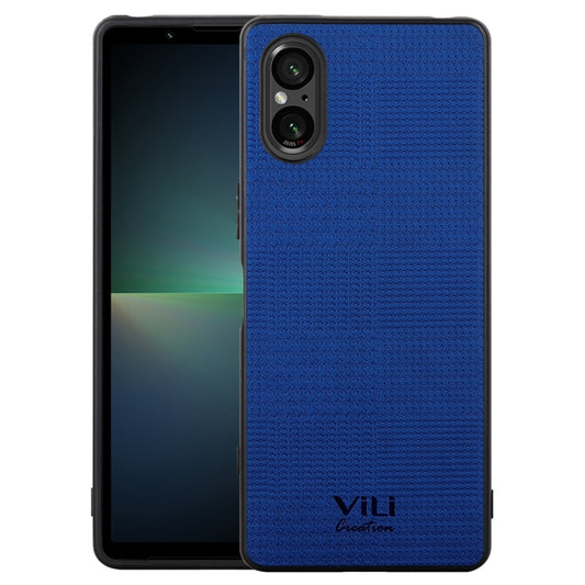 For Sony Xperia 5 V ViLi TH Series Shockproof Phone Case(Dark Blue) by ViLi