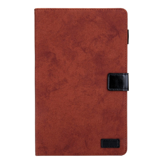 For Samsung Galaxy Tab A11+ / A9+ Cloth Texture Leather Tablet Case(Brown) by bashfashion