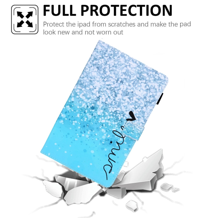 For Samsung Galaxy Tab A11+ / A9+ Colored Drawing Leather Tablet Case(Beautiful Bubble) by bashfashion