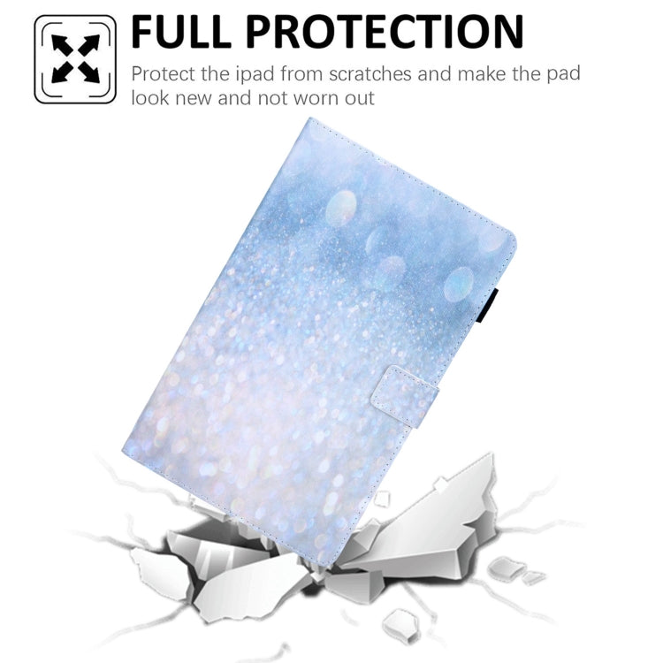 For Samsung Galaxy Tab A11 / A9 Colored Drawing Leather Tablet Case(Sparkling Sand) by bashfashion