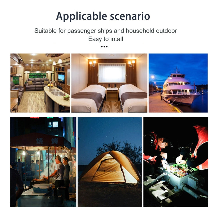 E27 5W 450LM LED Energy-Saving Bulb DC12-24V(Warm White Light) by bashfashion