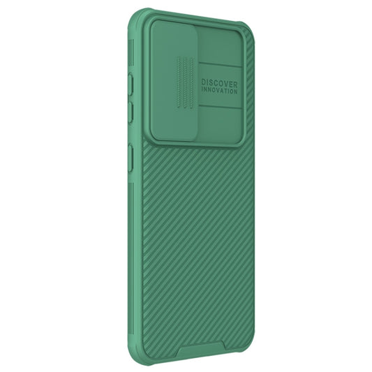 For Samsung Galaxy S24 5G NILLKIN Black Mirror Pro Series Camshield PC Phone Case(Green) by NILLKIN