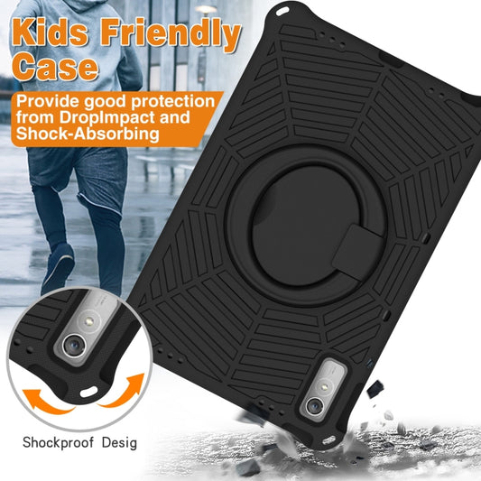 For Lenovo Tab P11 Gen2/P11 Pro/Pad Pro Spider King Silicone Protective Tablet Case(Black) by bashfashion