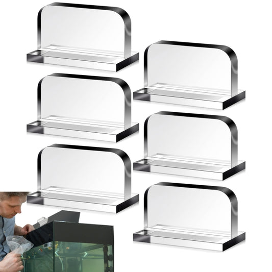 YX070 6pcs/Pack Acrylic Replaceable Fish Tank Cover Handle by bashfashion
