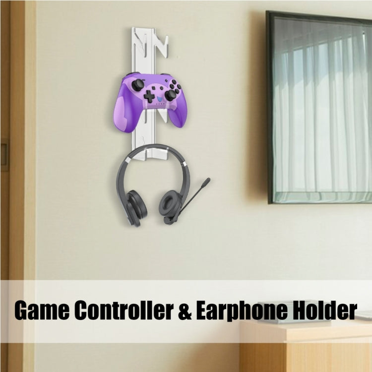 YX072-1 Acrylic Game Controller and Headphone Wall Mount by bashfashion