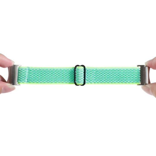 For Samsung Galaxy Watch6/6 Classic/5/5 Pro Wave Braided Nylon Watch Band(Teal) by bashfashion