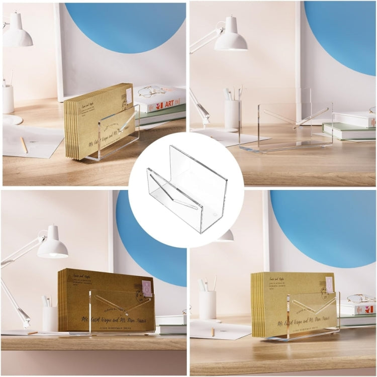 YX081 Acrylic Envelope Storage Display Stand by bashfashion