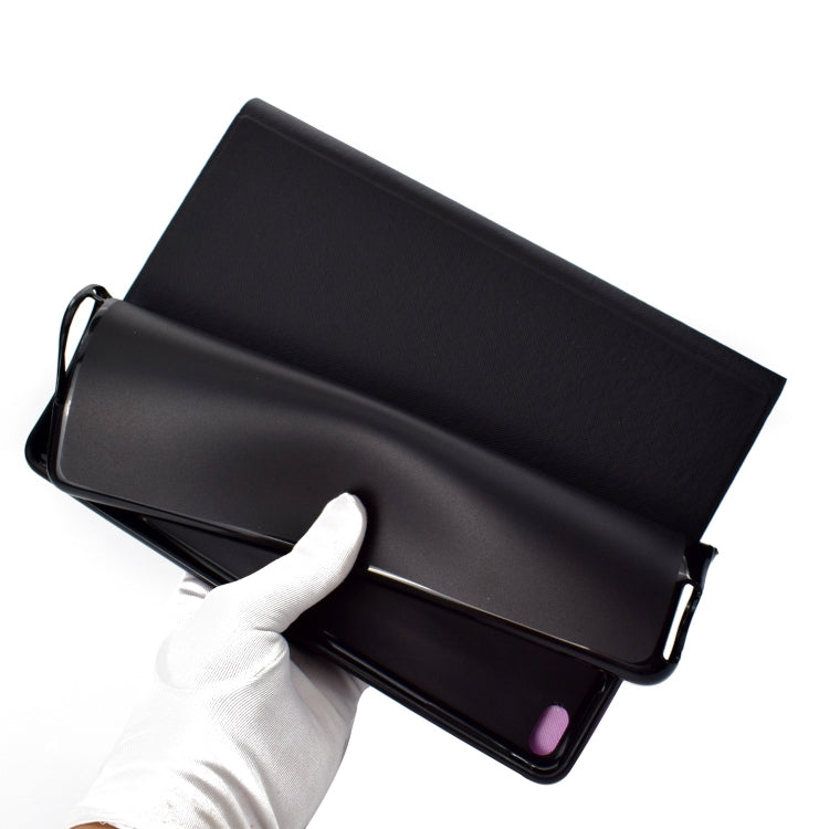 For Lenovo Tab M11/ Xiaoxin Pad 11 2024 Voltage Coloured Drawing Smart Leather Tablet Case(Girl Back) by bashfashion