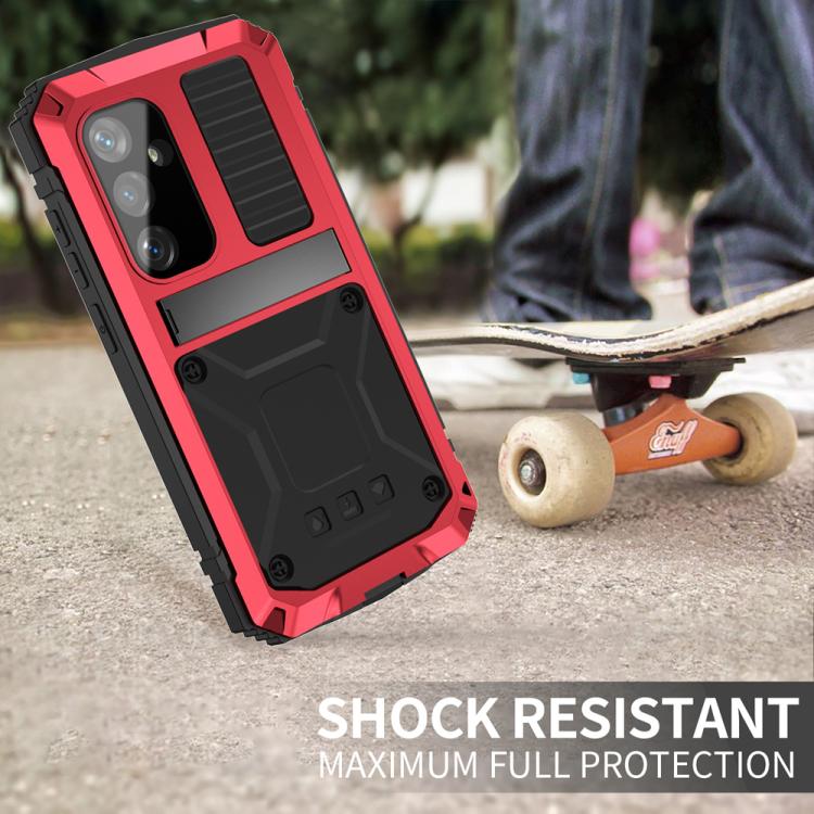 For Samsung Galaxy S25+ 5G R-JUST Life Waterproof Dustproof Shockproof Phone Case(Red) by R-JUST