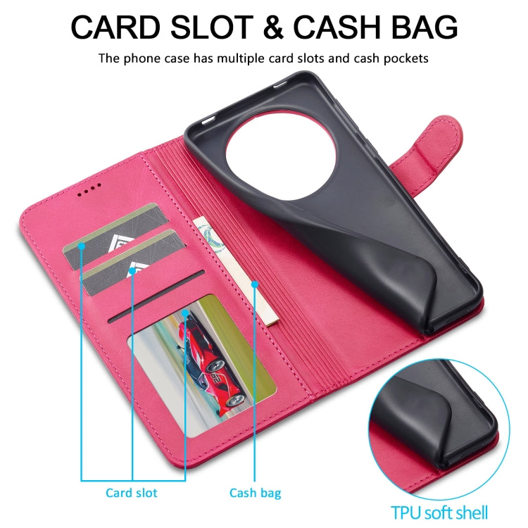 For Huawei Mate 60 Pro / 60 Pro+ LC.IMEEKE Calf Texture Leather Phone Case(Red) by LC.IMEEKE