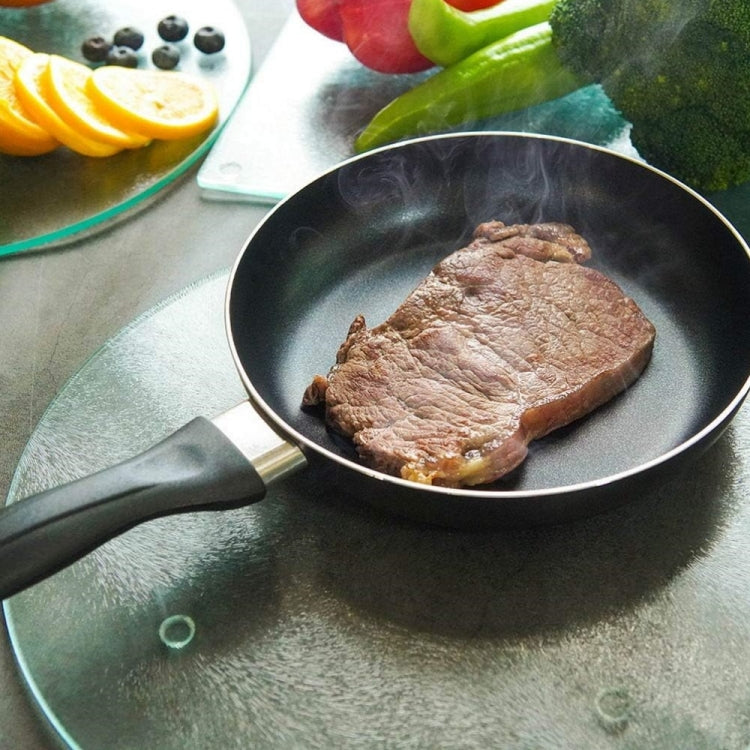 Transparent Acrylic Round Cutting Board with Anti-Slip Mat, Size: 30x30x0.3cm by bashfashion