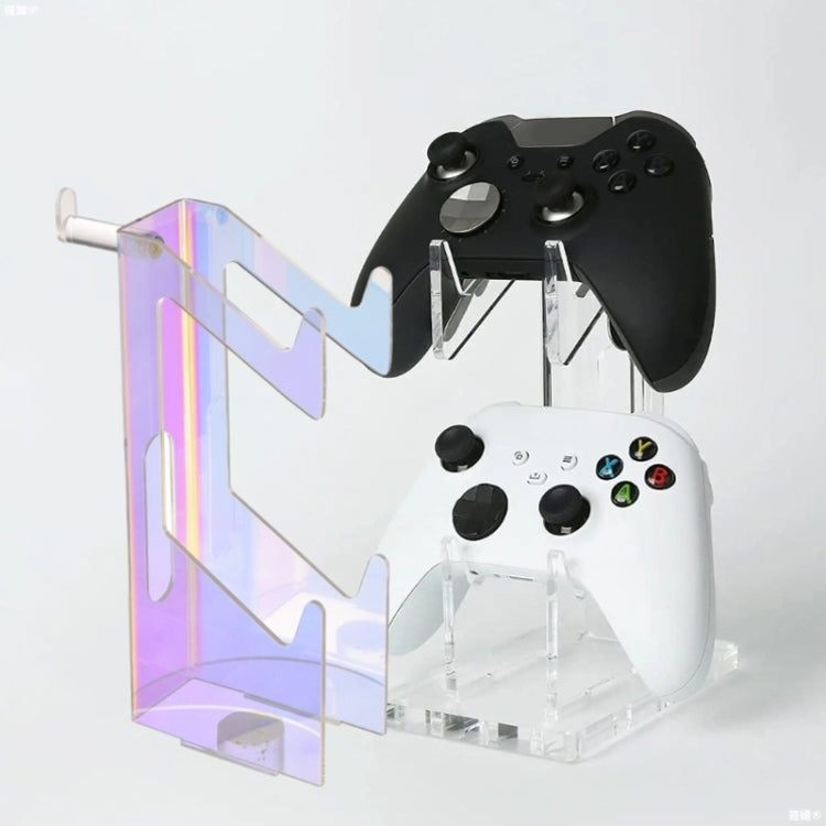 Acrylic Colorful Game Controller Headphone Storage Display Stand by bashfashion