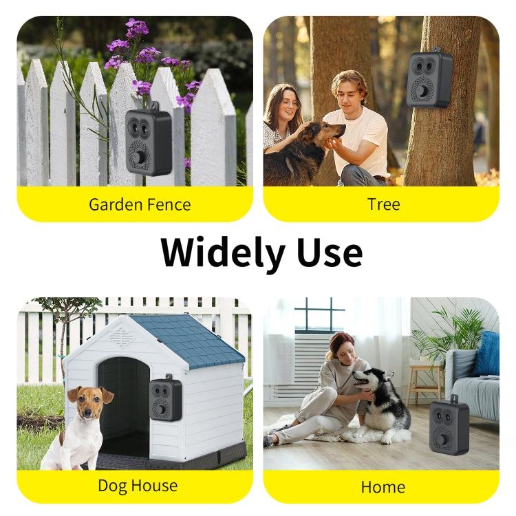 N20 Portable Fully Automatic Ultrasonic Dog Training Device(Black) by bashfashion