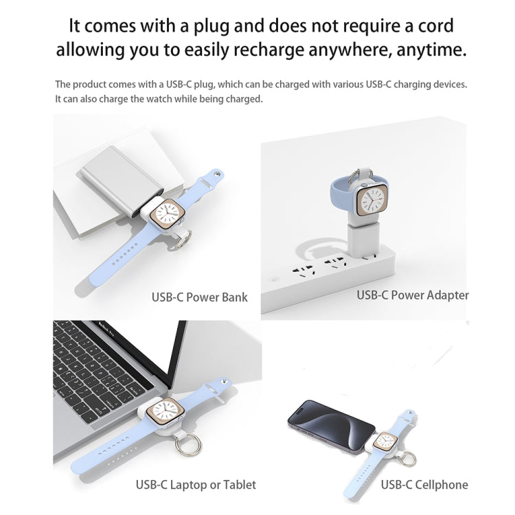 For Apple Watch / AirPods Series U16 Portable Magnetic Wireless Charger(Black) by bashfashion