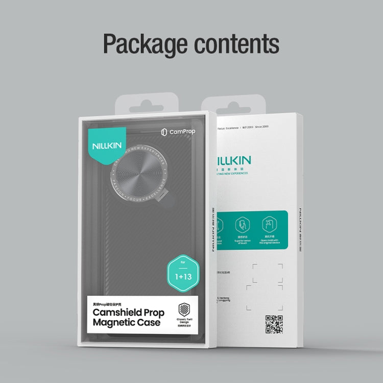 For OnePlus 13 NILLKIN CamShield Prop MagSafe Magnetic PC Phone Case(Green) by NILLKIN