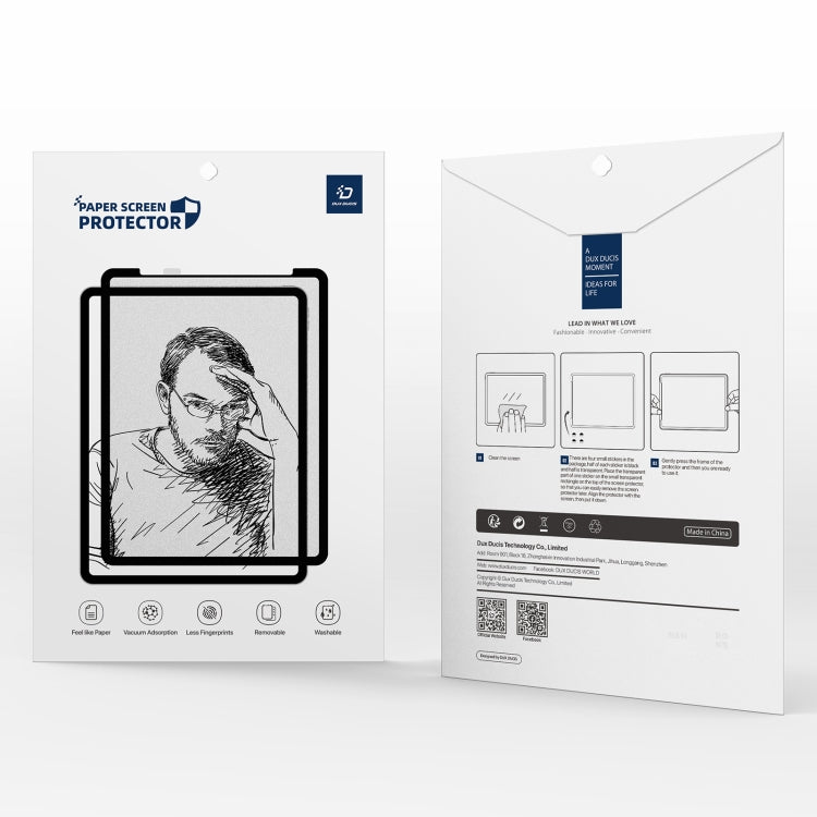 For iPad Pro 11 2025 / 2024 DUX DUCIS Naad Series Removable Paper-like Screen Protector by DUX DUCIS