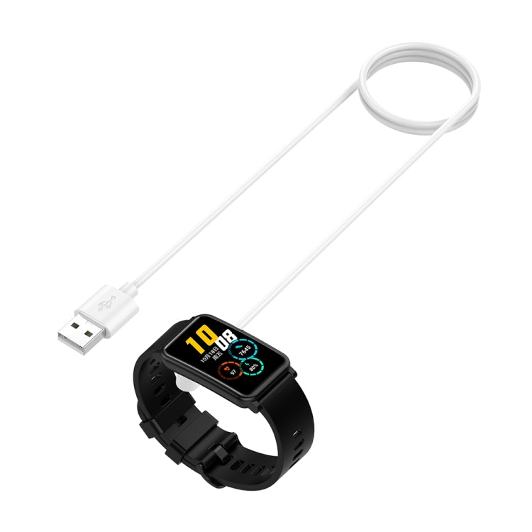 For Samsung Galaxy Fit 3 Watch Magnetic Charging Cable With Chip Protection, Length: 1m(White) by bashfashion