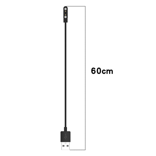 For Xiaomi HayLou Solar Plus LS16 Smart Watch Magnetic Charging Cable, Length: 60cm(Black) by bashfashion