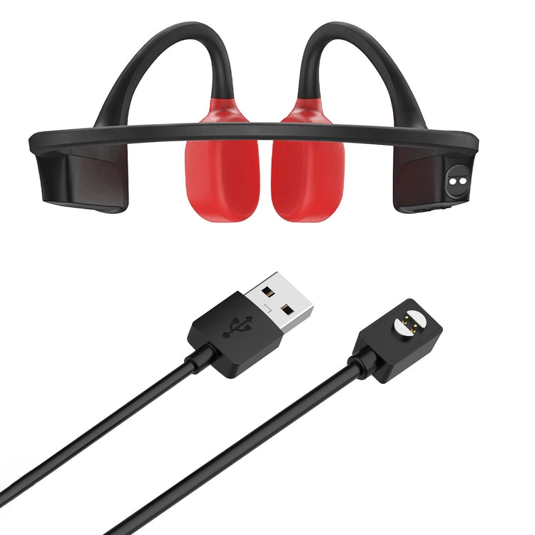 For Suunto Wing HS231 Bone Conduction Earphone Magnetic Charging Cable, Length: 1m(Black) by bashfashion