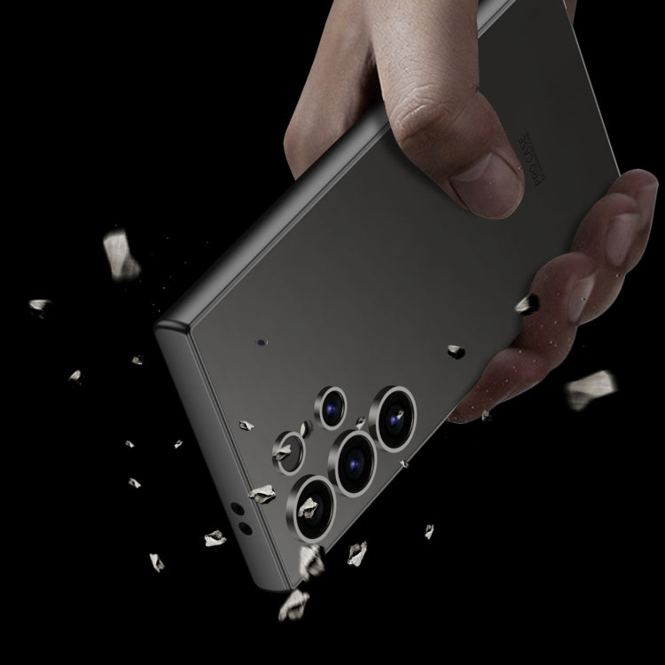 For Samsung Galaxy S24 Ultra 5G GKK AG Craft Skin Feel Full Coverage Phone Case(Black) by GKK