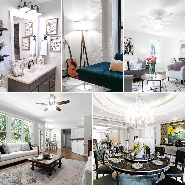 E14 15W 136 LEDs SMD 2835 Dimmable Corn Light Bulb, AC220-240V(White Light) by bashfashion