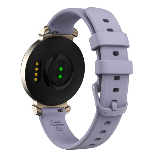 For Garmin Lily 2 Silicone Watch Band Wristband(Roland Purple) by bashfashion