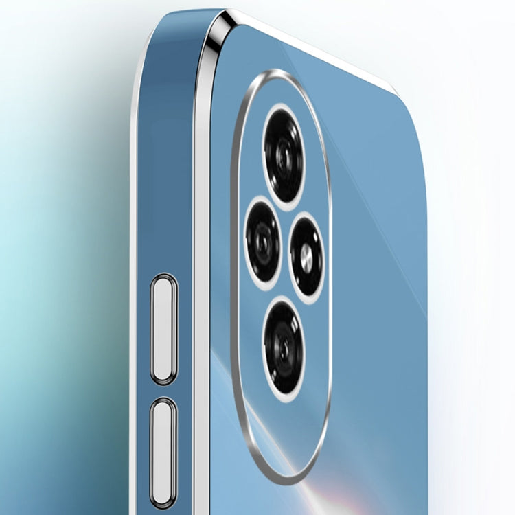 For Honor 200 XINLI Straight 6D Plating Gold Edge TPU Phone Case(Cherry Purple) by XINLI