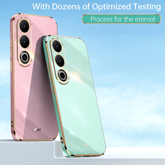 For OnePlus Ace 3V XINLI Straight 6D Plating Gold Edge TPU Phone Case(Pink) by XINLI