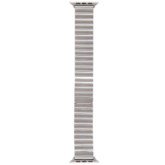 For Apple Watch Ultra 2 49mm Bamboo Stainless Steel Magnetic Watch Band(Sliver) by bashfashion