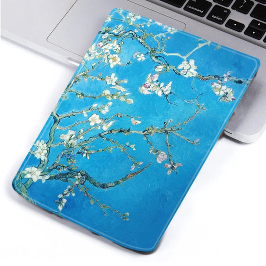 For Pocketbook InkPad 4 / Color2 /3 /PB743 Painted Retro Skin-feel Leather Smart Tablet Case(Plum Bossom) by bashfashion