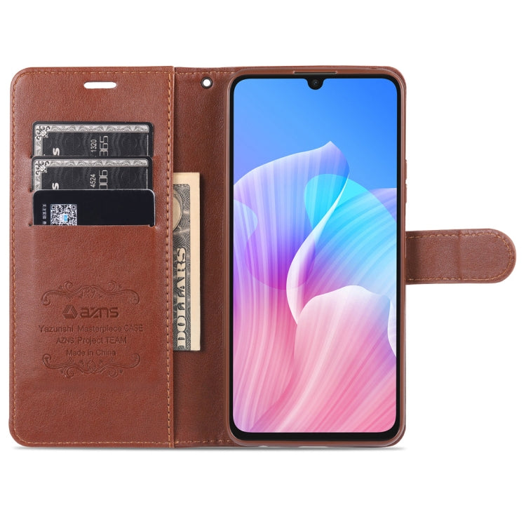 For Huawei Enjoy Z 5G AZNS Sheepskin Texture Horizontal Flip Leather Case with Holder & Card Slots & Wallet(Brown) by AZNS