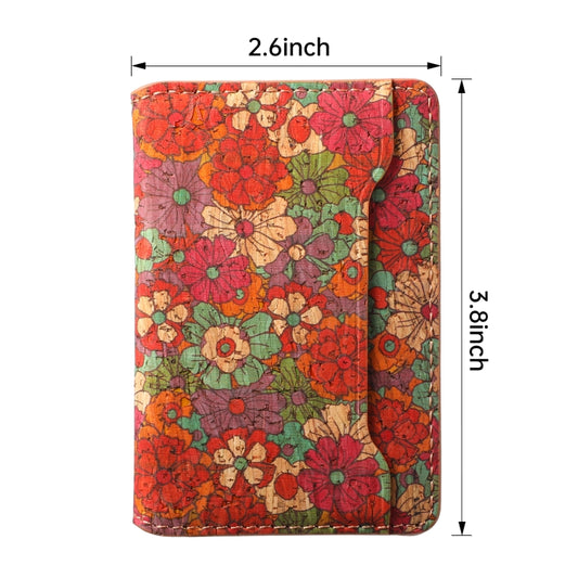 Four Seasons Flower Card Bag Mobile Phone Back Sticker(Flower 02) by bashfashion