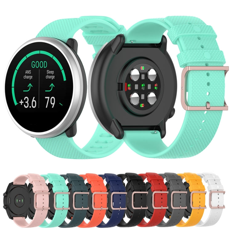 For Polar Ignite 20mm Dot Texture Watch Band(Black) by bashfashion