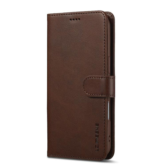 LC.IMEEKE Calf Texture Horizontal Flip Leather Case For iPhone Air(Brown) by LC.IMEEKE