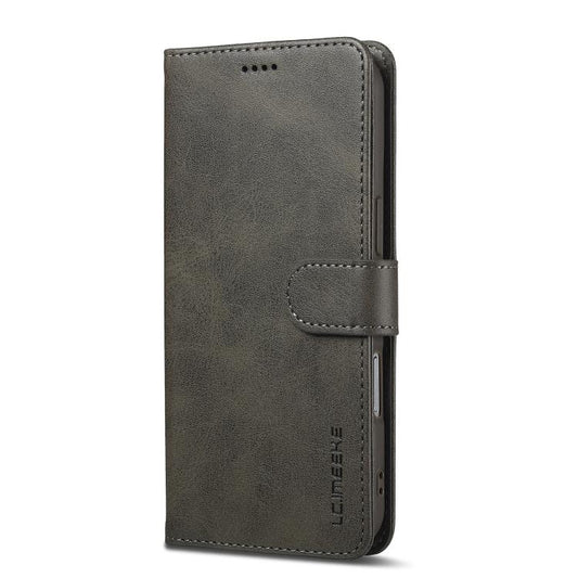 LC.IMEEKE Calf Texture Horizontal Flip Leather Case For iPhone Air(Grey) by LC.IMEEKE