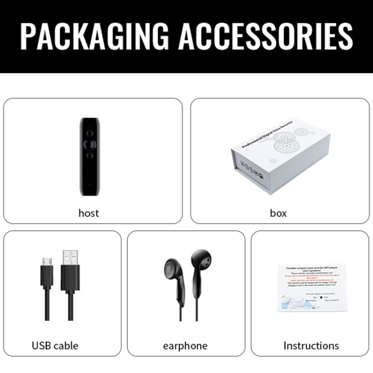 JNN L3 Bluetooth 4.2 Audio Receiver MP3 Player, Memory:16GB(Black) by JNN