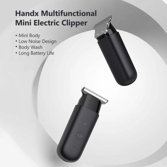 Xiaomi Youpin Multifunctional Mini Electric Rechargeable Hair Clipper(Black) by Xiaomi