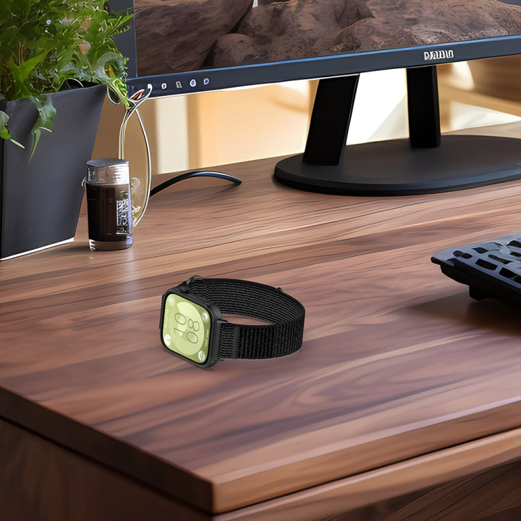 For Huawei Watch Fit3 Loop Nylon Watch Band(Grey Yellow) by bashfashion