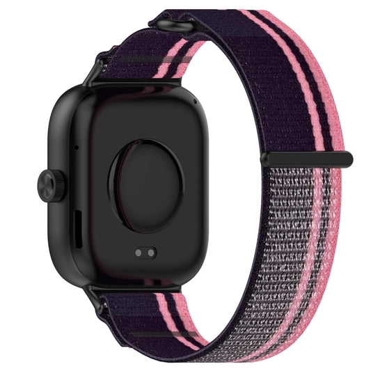 For Xiaomi Smart Band 9 Pro / 8 Pro Loop Nylon Watch Band(Pink Purple) by bashfashion