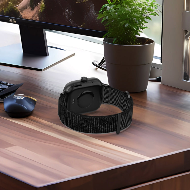 For Xiaomi Smart Band 9 Pro / 8 Pro Loop Nylon Watch Band(Blue Grey) by bashfashion