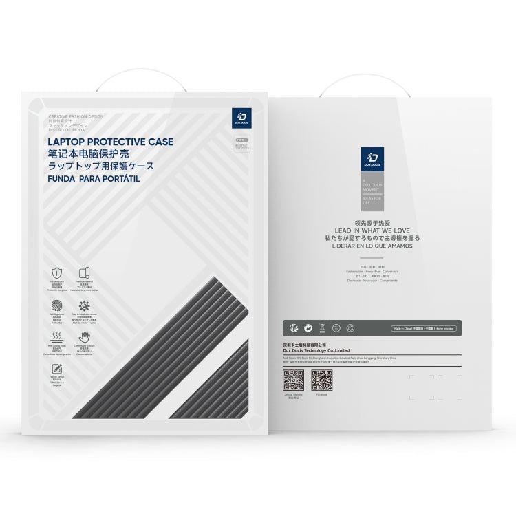 For MacBook Pro 14 2021/2023 A2442 DUX DUCIS LCGH Laptop Frosted Protective Case(Black) by DUX DUCIS