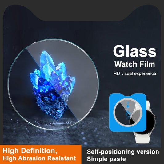 For Samsung Galaxy Watch4 40mm IMAK Tempered Glass Watch Protective Film Self-contained Positioning Version by imak