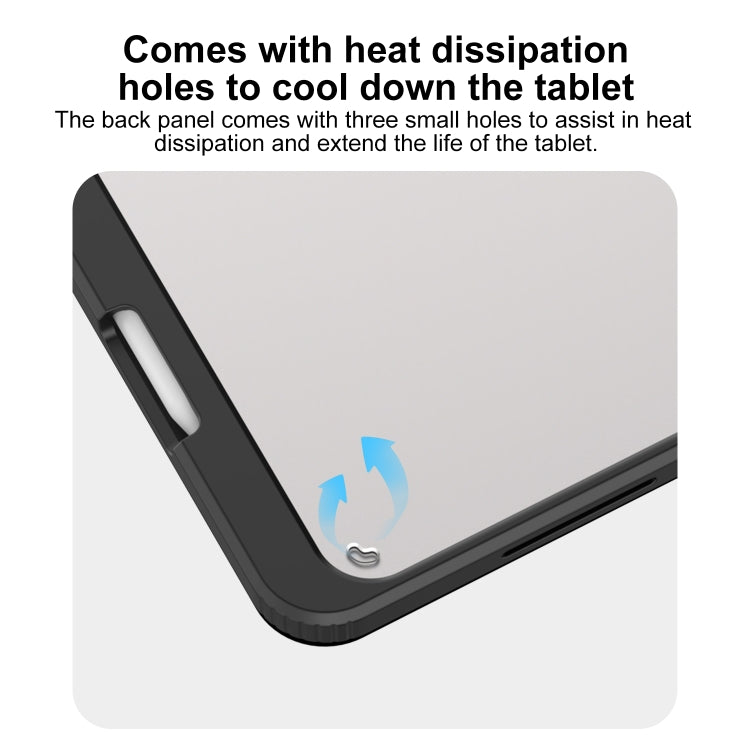 For iPad Pro 11 2025 / 2024 Mutural Pinyue Series Smart Leather Tablet Case(Pink) by Mutural